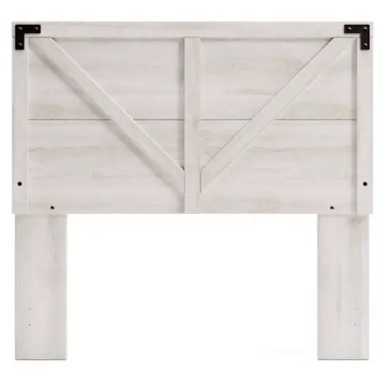 Shawburn Panel Headboard White/Dark Gray - Signature Design by Ashley image {2}