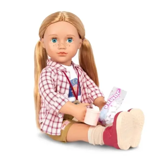 Our Generation Shannon Posable 18" Camping Doll & Storybook image {3}
