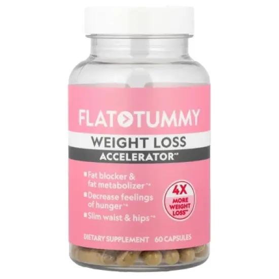 Flat Tummy Weight Loss Accelerator, 60 Capsules image {4}