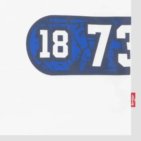 Levi's&reg; Boys' Short Sleeve Varsity Logo Graphic T-Shirt - White image {3}