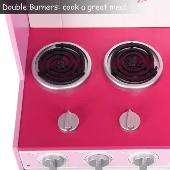 Wood Kitchen Toy Toddler Wooden Playset Kids Cooking Pretend Play Set Gift New image {6}