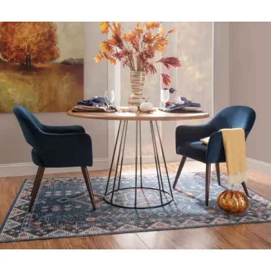 Serena Round Dining Table Natural - Powell image {4}