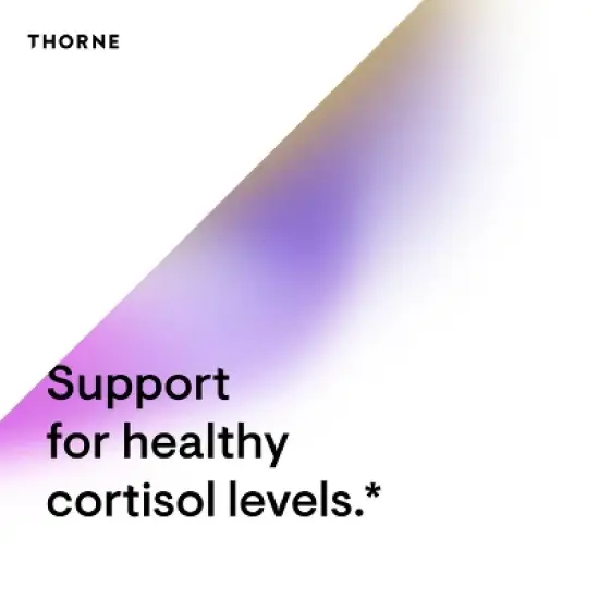 THORNE Adrenal Cortex - Bovine Adrenal Cortex Supplement for Cortisol Management - Support Healthy Adrenal Gland Function* - 60 Capsules image {4}