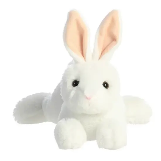 Aurora Flopsie 12" Chastity Rabbit White Stuffed Animal image {1}