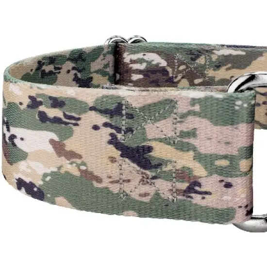 Country Brook Petz 2 Inch Mountain Viper Camo Martingale Dog Collar image {3}