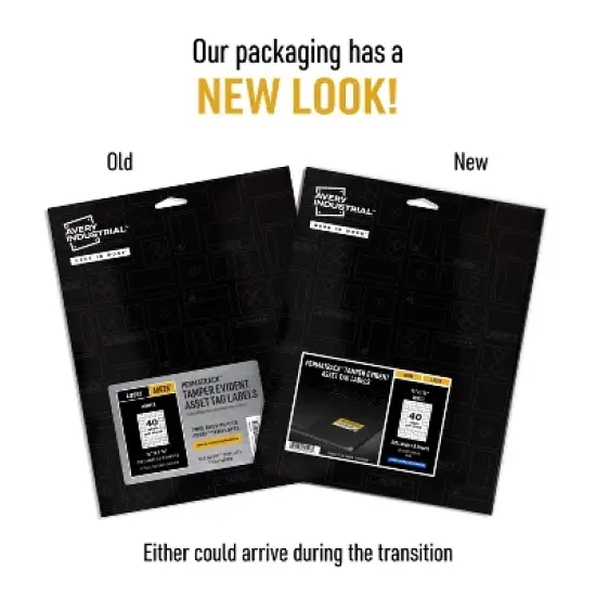 Avery PermaTrack Tamper-Evident Asset Tag Labels, 3/4" x 1-1/2", 320 Asset Tags (60528) image {1}