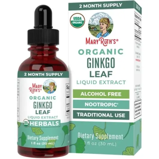 MaryRuth's Ginkgo Drops, Org, 1 oz image {10}