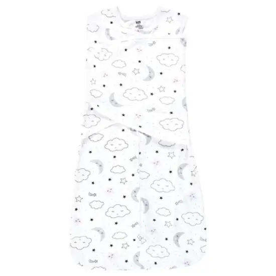 Hudson Baby Infant Girl Convertible Swaddle Sleep Sack, Dreamer image {4}