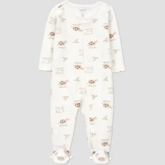 Carter's Just One You&reg; Baby Farm Animals Sleep N' Play - Cream image {5}