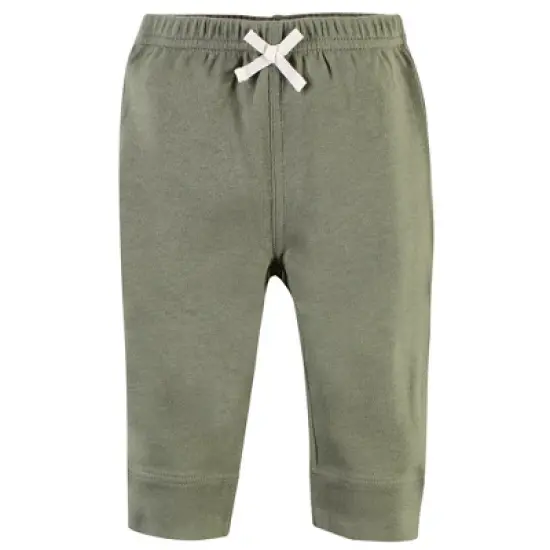 Touched by Nature Baby and Toddler Girl Organic Cotton Pants, Flutter Garden image {2}