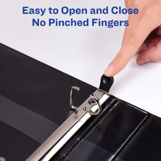 Avery Heavy-Duty Binder, 2" One-Touch Rings, 540-Sheet Capacity, DuraHinge, Maroon (79362) image {3}