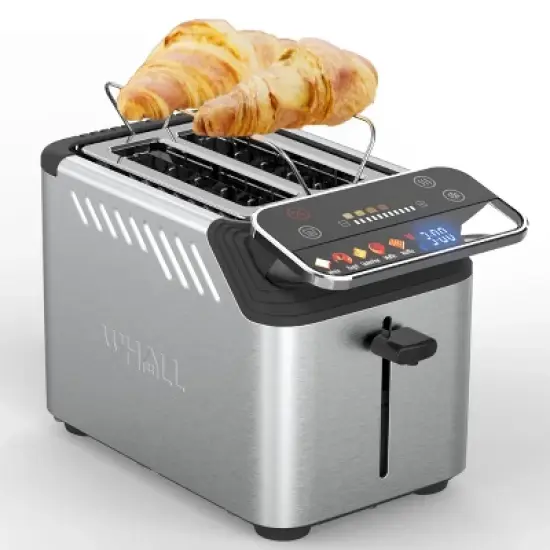 Whall New 2-slice toaster, Smarter Screen And Easier Operation, Full Stainless Steel,5 Basic Functions,Suitable For Different Bread Household Electric image {8}