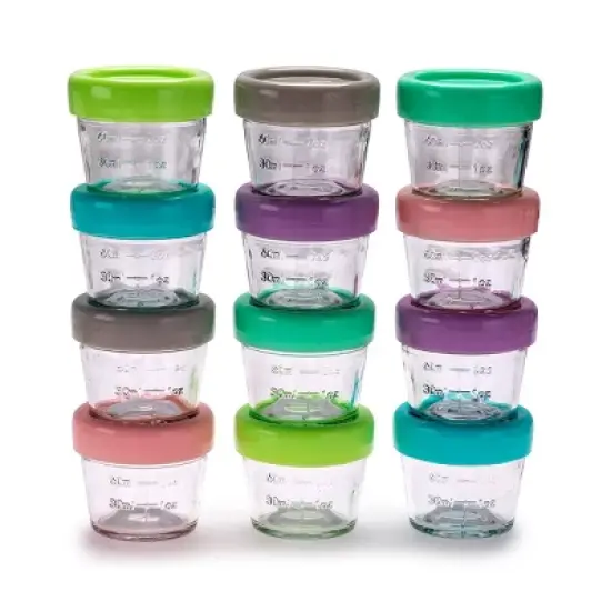 Melii Glass Baby Food Containers - 12pk image {6}