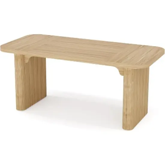 Tribesigns 62" Executive Desk, Large Office Computer Desk with Double Pedestal, Modern Simple Rectangle Writing Table for Home Office image {10}