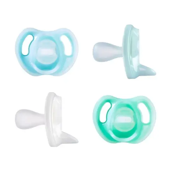 Tommee Tippee Ultra-Light Silicone Baby Pacifier 0-6m - 4pk image {7}