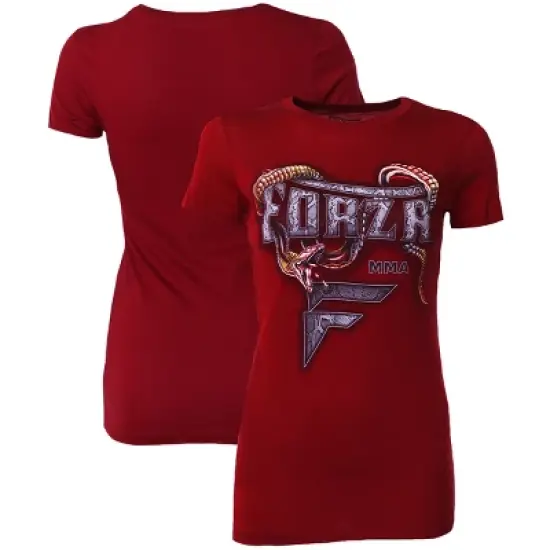 Forza Sports Women's "Slither" T-Shirt - Scarlet image {1}