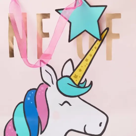 XLarge Happy Birthday Gift Bag Purple/Pink - Spritz&trade; image {2}