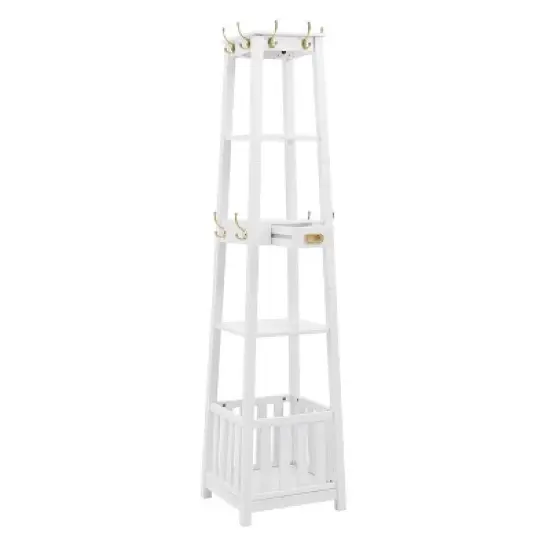 Peggy Pyramid Hall Tree White - Linon image {1}