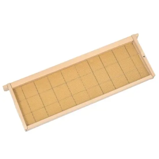 Lehman's Beekeeping Beehive Box, 10 Frame Medium Assembled Super or Brood Honeybee Hive Box with Beeswax Foundation Frames, Amish Made image {1}