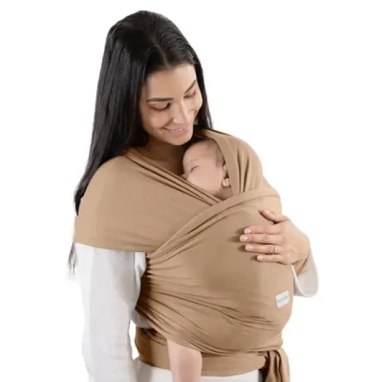 Comfy Cubs Baby Wrap Carrier - Soft & Secure Fit Cotton Blend for Newborn to Toddler - Adjustable, One Size Fits All Toddler Sling image {8}