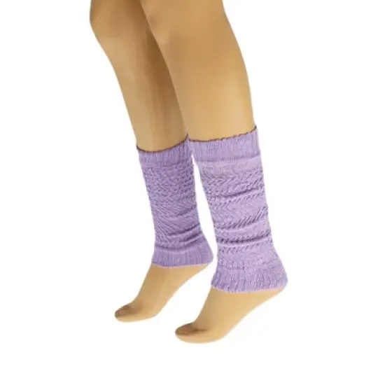 Retro-Inspired Cotton Leg Warmers for Women Soft, Stretchy, 20&rdquo; Long Knit Warmers 1 Pair image {19}