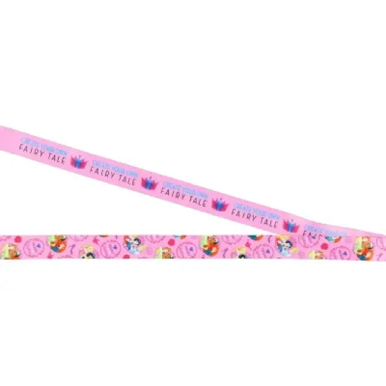 Disney Princess Create Your Own Fairy Tale Lanyard with ID Holder and Charm image {4}
