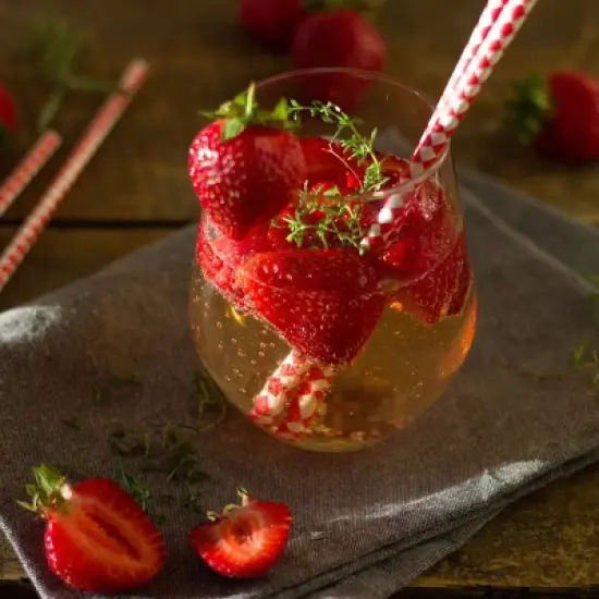 Crafted Cocktails Strawberry Shrubs: 6 Pack Use as cocktail enhancer, soda flavoring, or culinary ingredient image {6}
