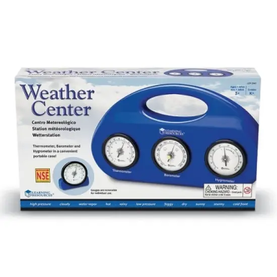 Learning Resources Weather Center Meteorological Instruments - 1 Piece, Ages 5+ image {1}