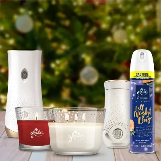 Glade PlugIns Scented Oil Air Freshener - Fall Night Long & Starlight & Snowflakes - 4.69oz/7pk image {7}