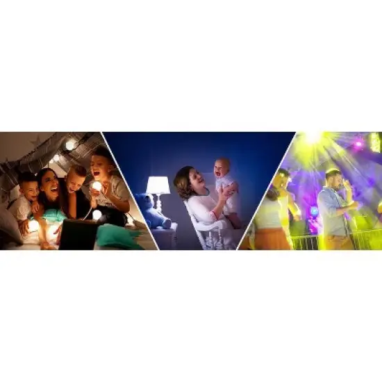 XODO Lb1 (2-pack) Smart Wi-Fi BR30 E26 Dimmable Flood Light Bulb image {3}