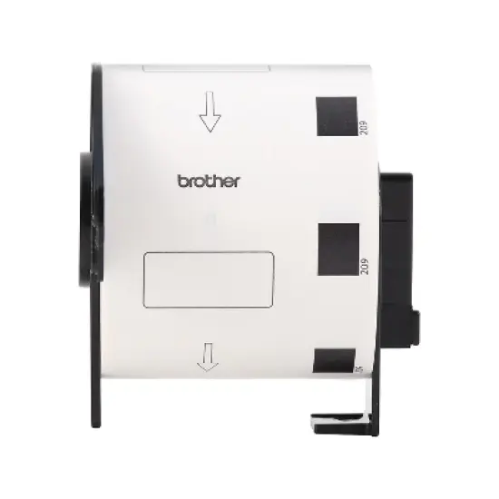 Brother DK-1209 Small Address Paper Labels 2-4/10" x 1-1/10" Black on White 800 Labels/Roll 24 image {4}