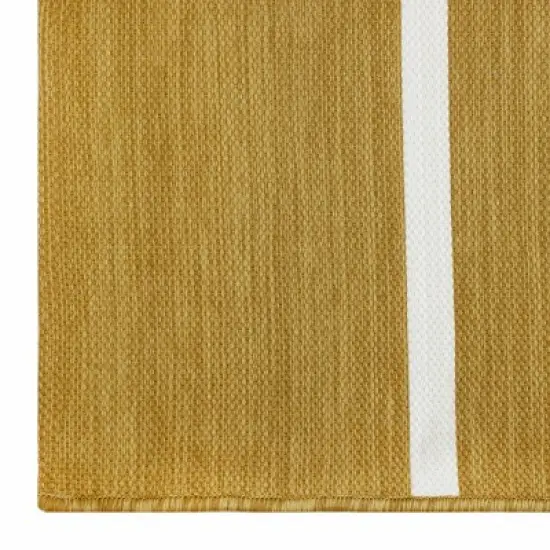 5' x 7' Outdoor Rug Broken Stripe Mustard - Project 62&trade; image {1}