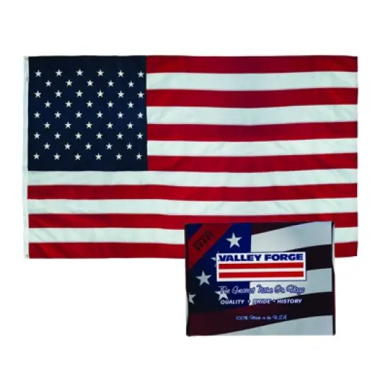 Valley Forge American Flag 60 in. H X 96 in. W image {1}