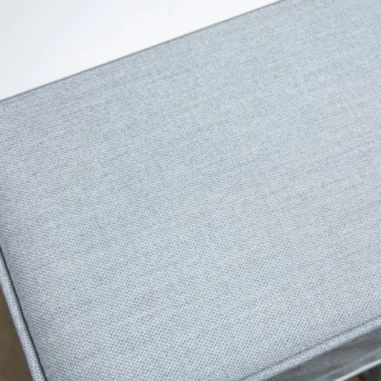 Captiva Designs 5pc Modern Aluminum Outdoor Patio Conversation Set with Ottomans image {6}