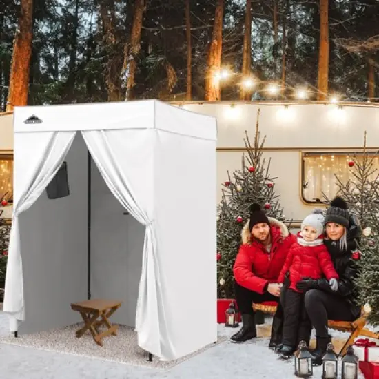 EAGLE PEAK Flex Compact 5x5 Pop-up Canopy Changing Room, Portable Privacy Dressing Room image {13}