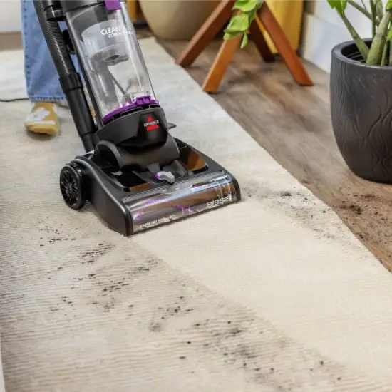 BISSELL CleanView Compact Turbo Upright Vacuum: Bagless, Multi-Surface, Pet Hair, Lightweight, 25ft Cord, 2-Year Warranty image {2}