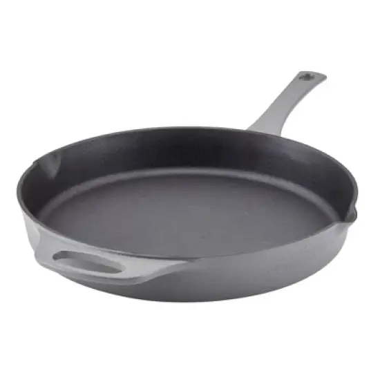 Rachael Ray Premium Rust-Resistant 12" Cast Iron Skillet image {13}
