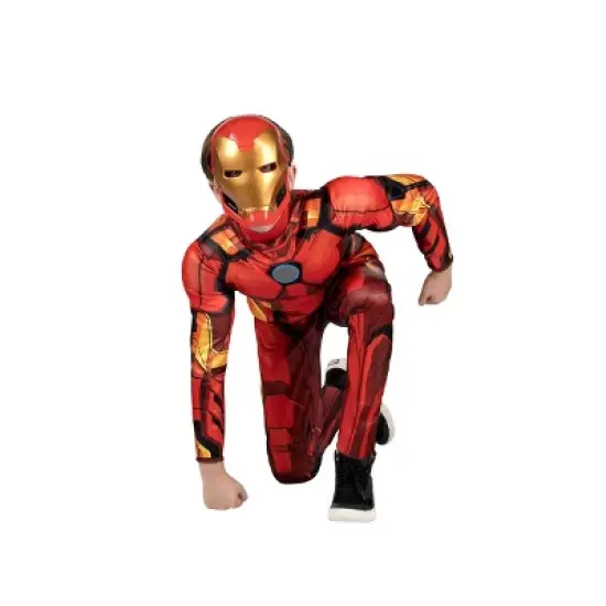 Marvel Avengers Iron Man Youth Halloween Costume image {8}