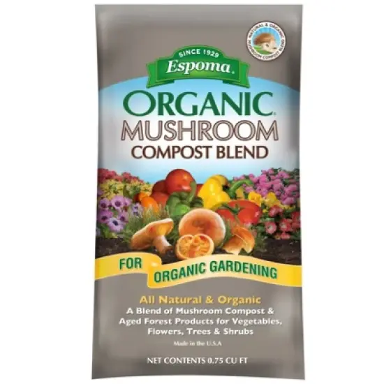 Espoma Organic All Natural & Organic Mushroom Compost Blend, 0.75 cu ft image {1}
