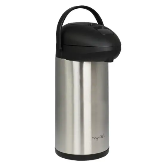 MegaChef 5 Liter Vacuum Insulated Stainless Steel Pump Cap Air Pot image {7}