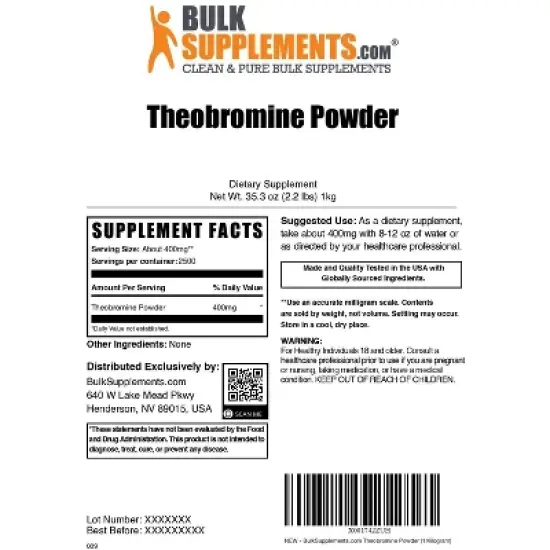BulkSupplements Theobromine Powder image {4}