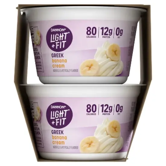 Light + Fit Nonfat Gluten-Free Greek Yogurt - 4ct/5.3oz Cups image {4}