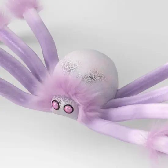 20" Plush Spider Halloween Decorative Prop - Hyde and EEK! Boutique&trade; image {2}