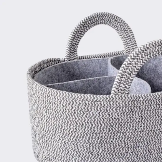 Coiled Rope Diaper Caddy with Dividers - Cloud Island&trade; image {2}