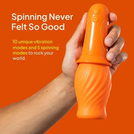 Hello Cake Spin Stroker Vibrating Men's Personal Massager image {3}