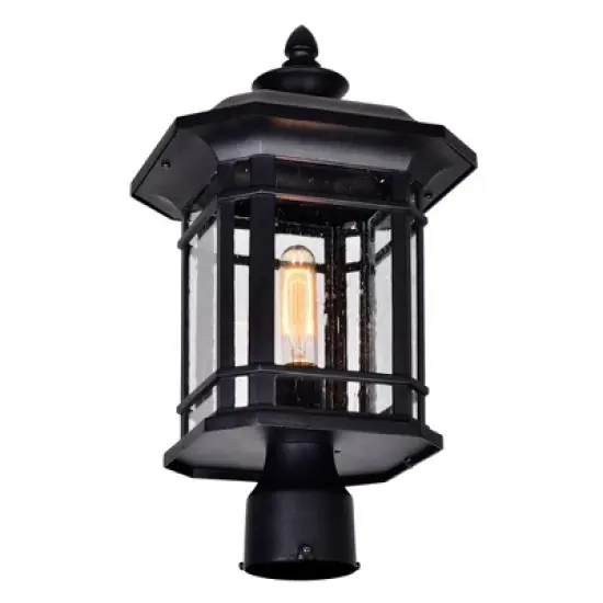 CWI Lighting,Blackburn 1 Light Outdoor Black Lantern Head image {2}