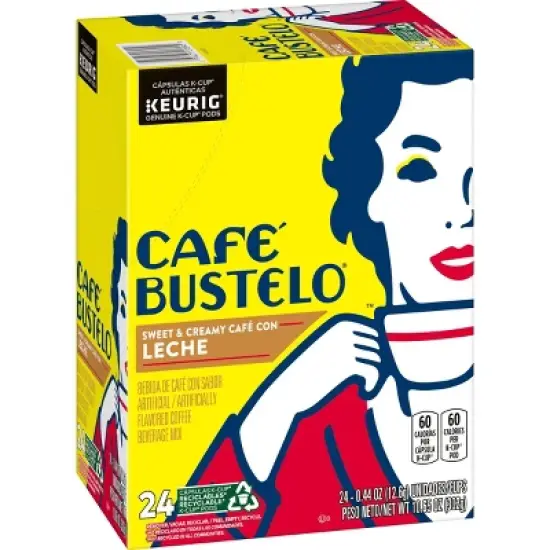 Cafe Bustelo CON LECHE Medium Roast Coffee Pods - 24ct image {2}