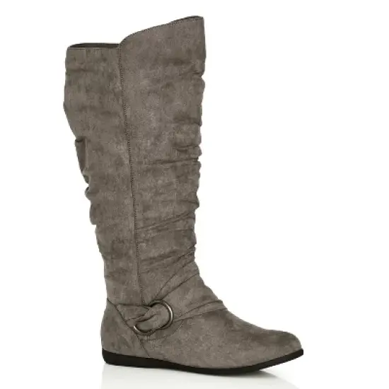 Women's WIDE FIT Sasha Tall Boot - gray | CLOUDWALKERS image {3}