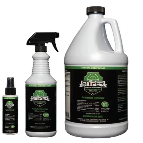 SNiPER Hospital Disinfectant, Odor Eliminator & All-Purpose Cleaner, 32 Fluid Ounce Spray image {8}