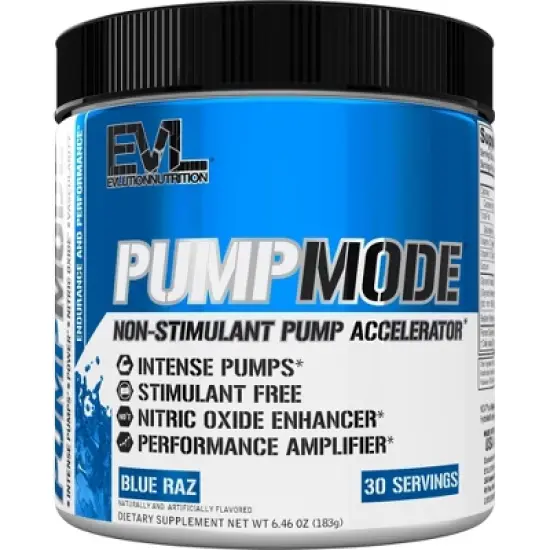 Evlution Nutrition PumpMode - Stimulant Free Pump Accelerator - 30 Servings image {5}